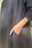 Scuba Stretch Funnel Neck Cocoon Dress Black /21=
